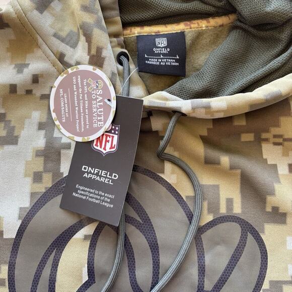 Nike Los Angeles Rams Salute To Service #99 Donald NWT Performance Hoodie Size L - Picture 2 of 11